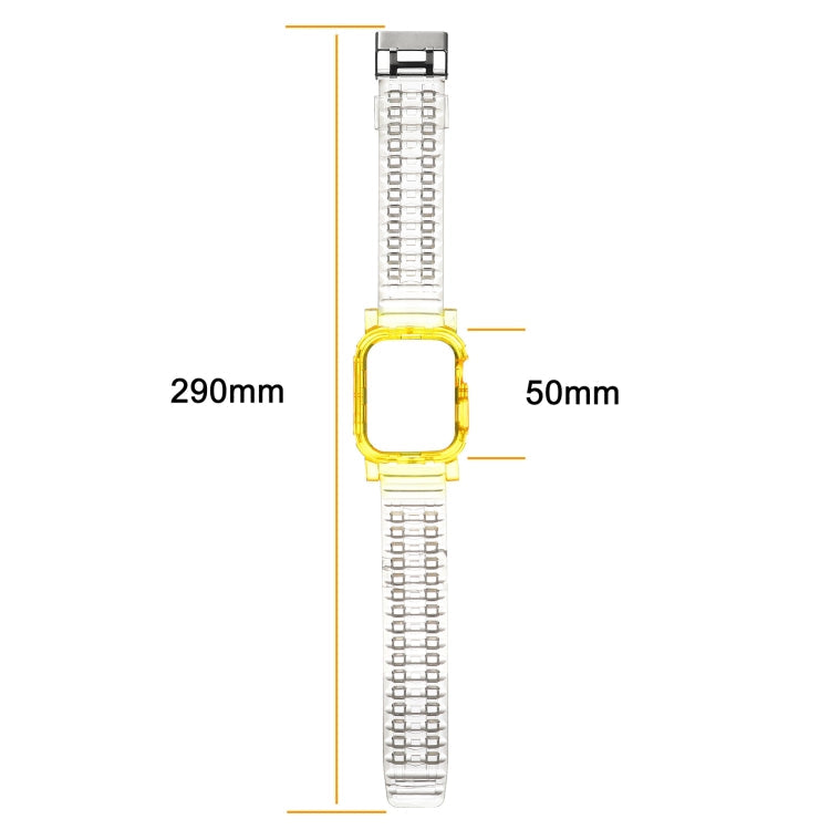 Crystal Clear Color Contrast Replacement Strap Watchband