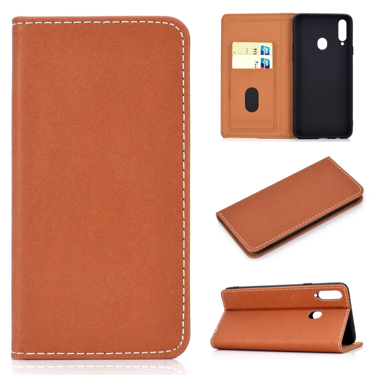 Solid Color Magnetic Horizontal Flip Leather Case with Card Slot & Holder, Series 2