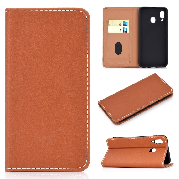 Solid Color Magnetic Horizontal Flip Leather Case with Card Slot & Holder, Series 1