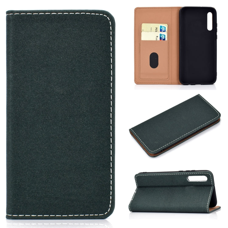 Solid Color Magnetic Horizontal Flip Leather Case with Card Slot & Holder, Series 1