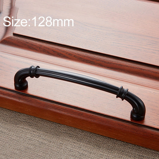 6569-128 Matte Black Peach Wood Drawer Cabinet Door Handle My Store