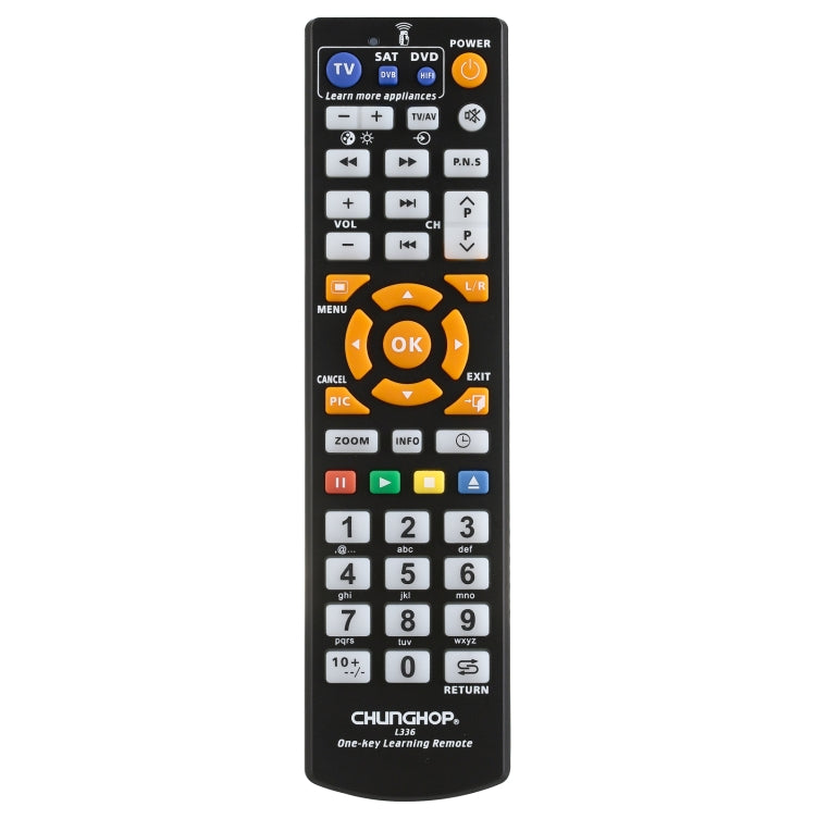 CHUNGHOP L336 Universal Smart Learning Remote Controller for TV / CBL / DVD