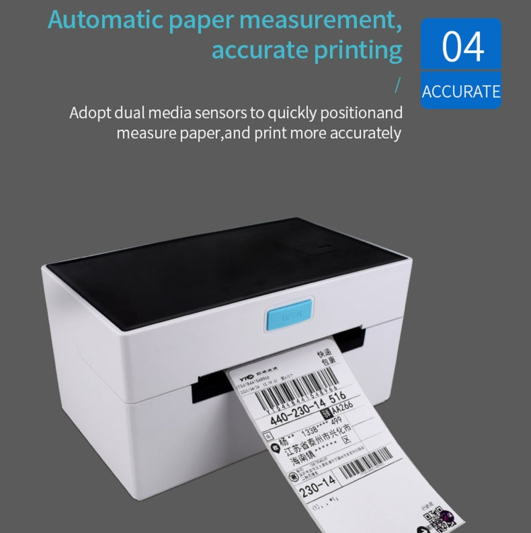 POS-9220 100x150mm Thermal Express Bill Self-adhesive Label Printer, USB with Holder Version, Reluova