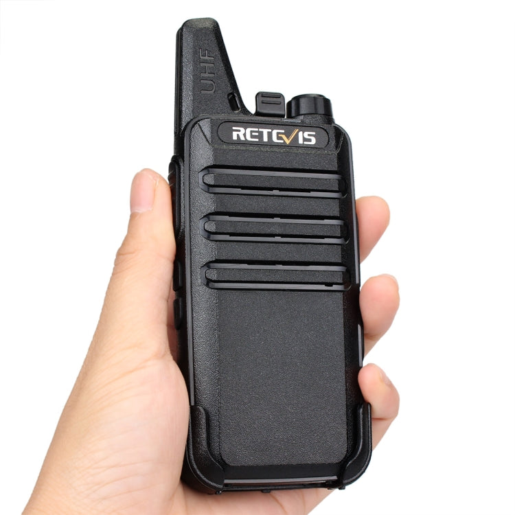 1 Pair RETEVIS RT622 US Frequency 400-480MHz 16CHS Handheld Two Way Radio Handheld Walkie Talkie, US Plug