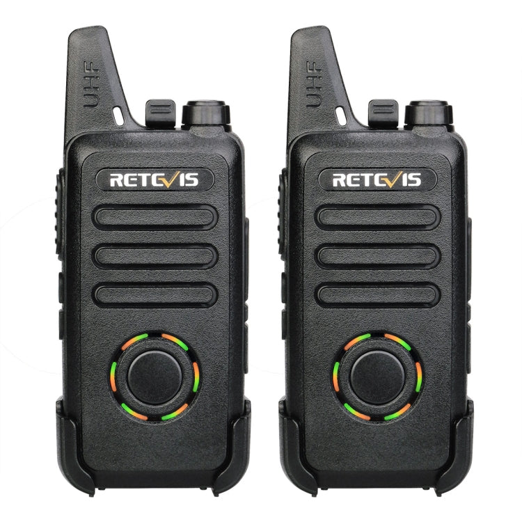 1 Pair RETEVIS RT22S US Frequency 22CHS FRS License-free Two Way Radio Handheld Walkie Talkie, US Plug