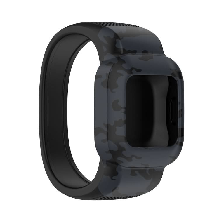 For Garmin Vivofit JR3 No Buckle Silicone Printing Replacement Watchband