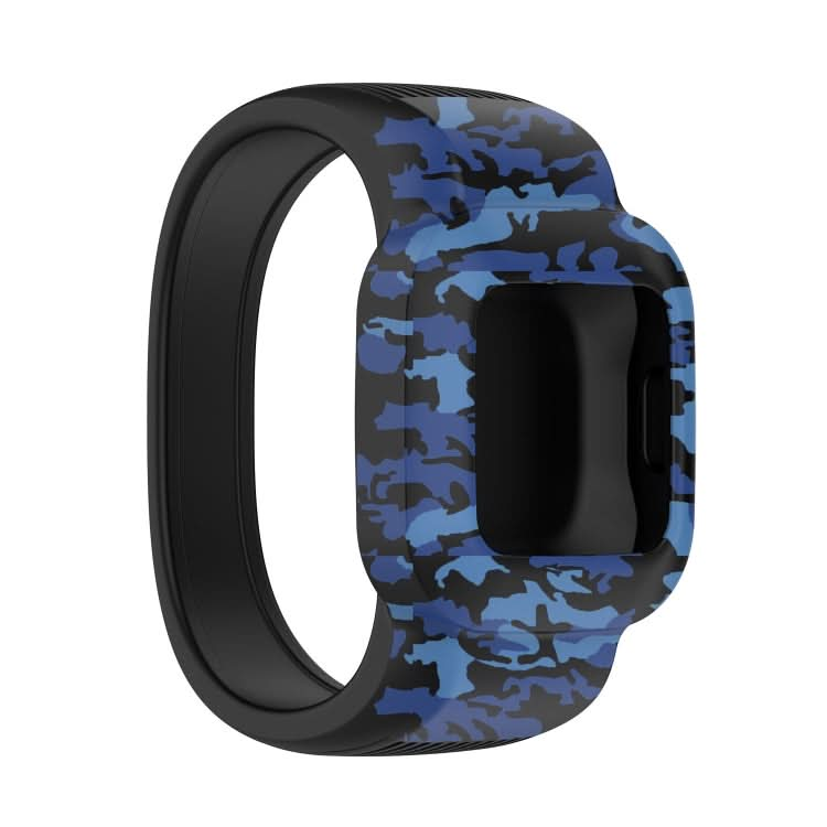 For Garmin Vivofit JR3 No Buckle Silicone Printing Replacement Watchband