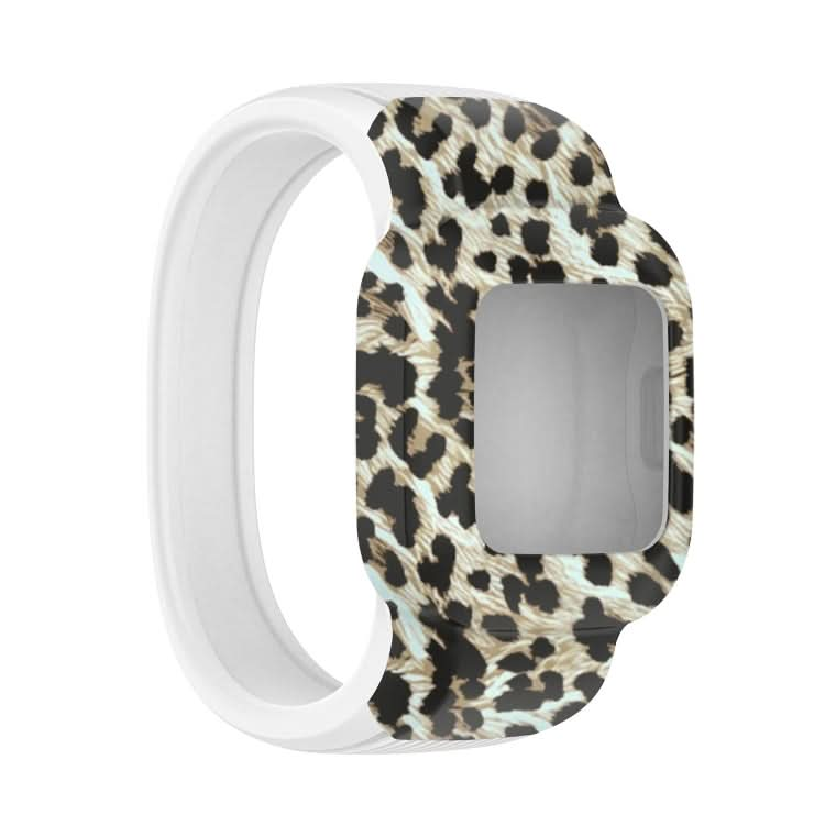 For Garmin Vivofit JR3 No Buckle Silicone Printing Replacement Watchband