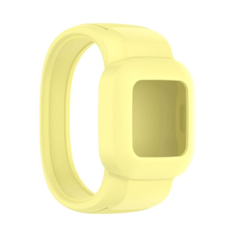 For Garmin Vivofit JR3 No Buckle Silicone Pure Color Replacement Watchband