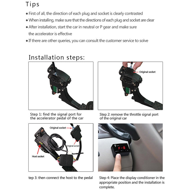 Car Potent Booster Electronic Throttle Controller