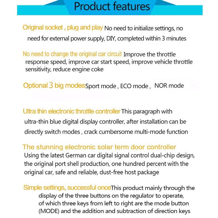 Car Potent Booster Electronic Throttle Controller ÎҵÄÉ̵ê