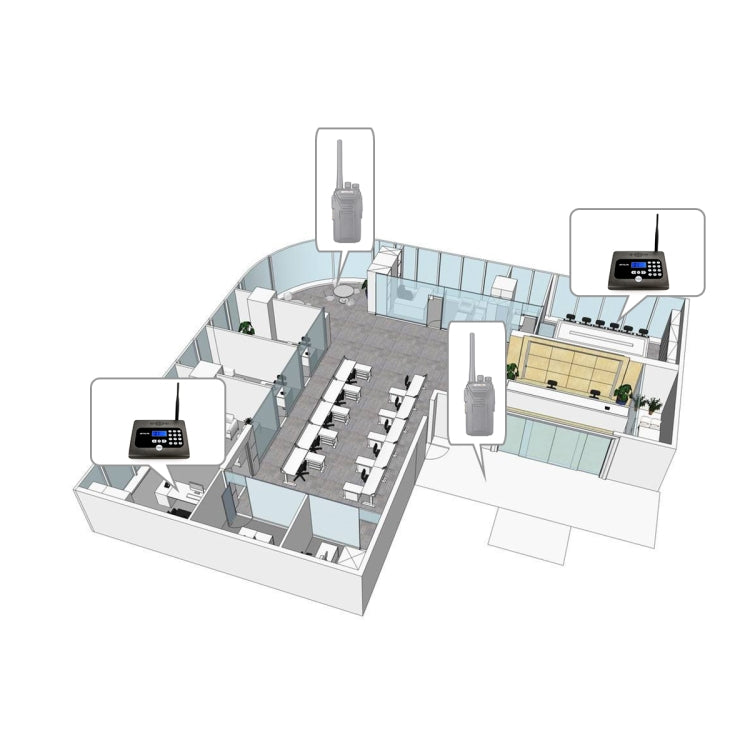 RETEVIS RT57 Wireless Business Calling Device Wireless Intercom System