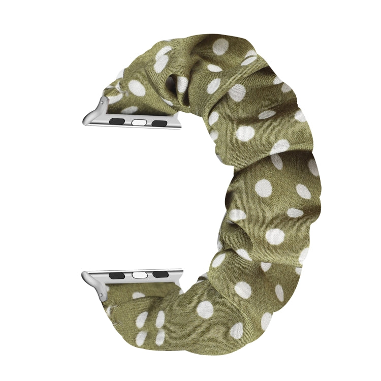 Dots Hair Ring Cloth Watch Strap