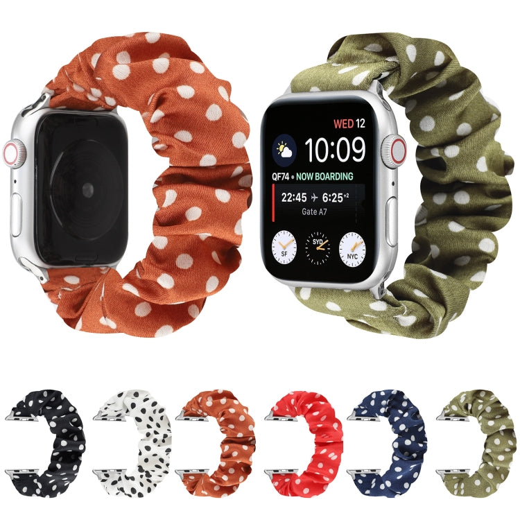 Dots Hair Ring Cloth Watch Strap