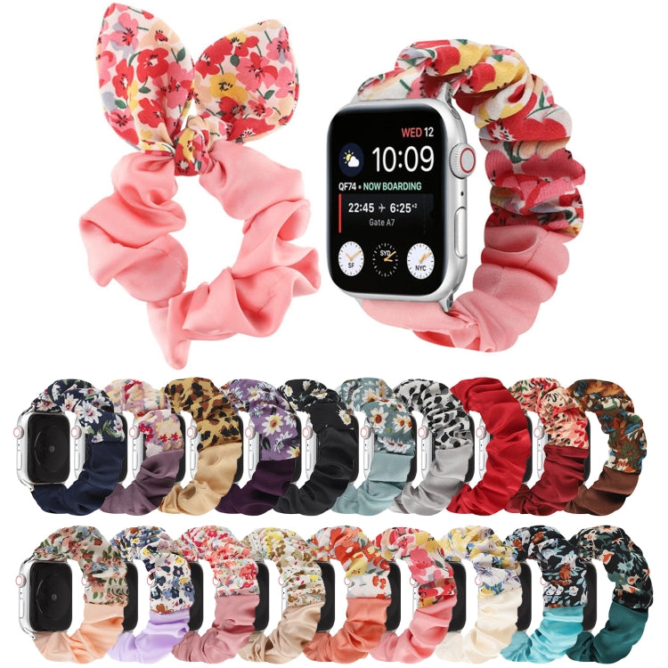 Butterfly Pattern Hair Ring Cloth Watch Strap, Series 1