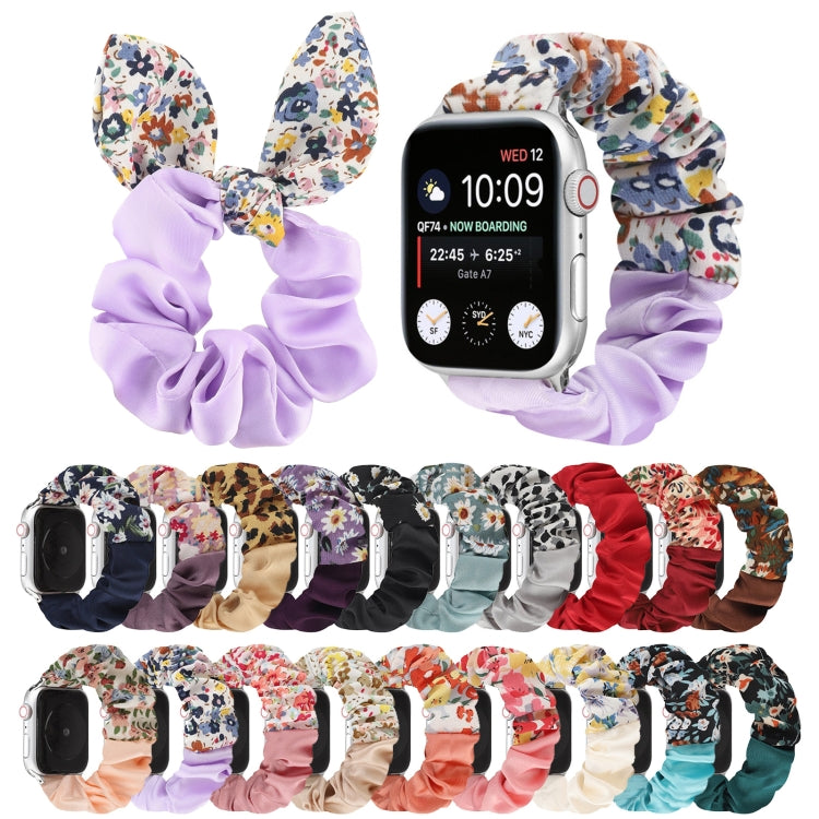 Butterfly Pattern Hair Ring Cloth Watch Strap, Series 1