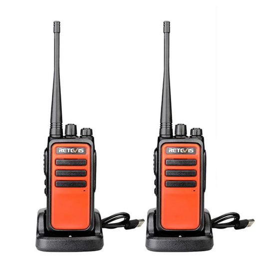 1 Pair RETEVIS RT666 PMR446 16CHS License-free Two Way Radio Handheld Walkie Talkie, EU Plug