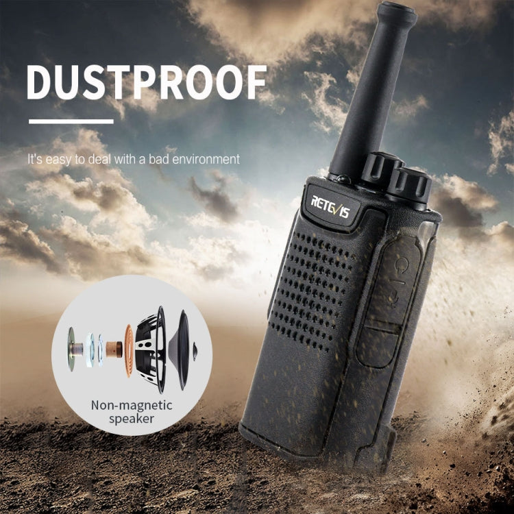 RETEVIS RT67 0.5W PMR446 16CHS Two Way Radio Mini Handheld Walkie Talkie, EU Plug