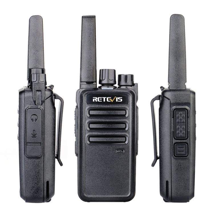 1 Pair RETEVIS RT68 2W 16CHS FRS Two Way Radio Handheld Walkie Talkie, US Plug