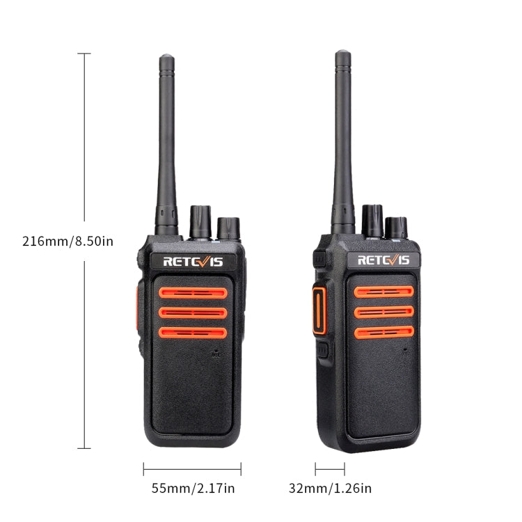 RETEVIS RT76 5W 30CHS GMRS Two Way Radio Handheld Walkie Talkie, US Plug