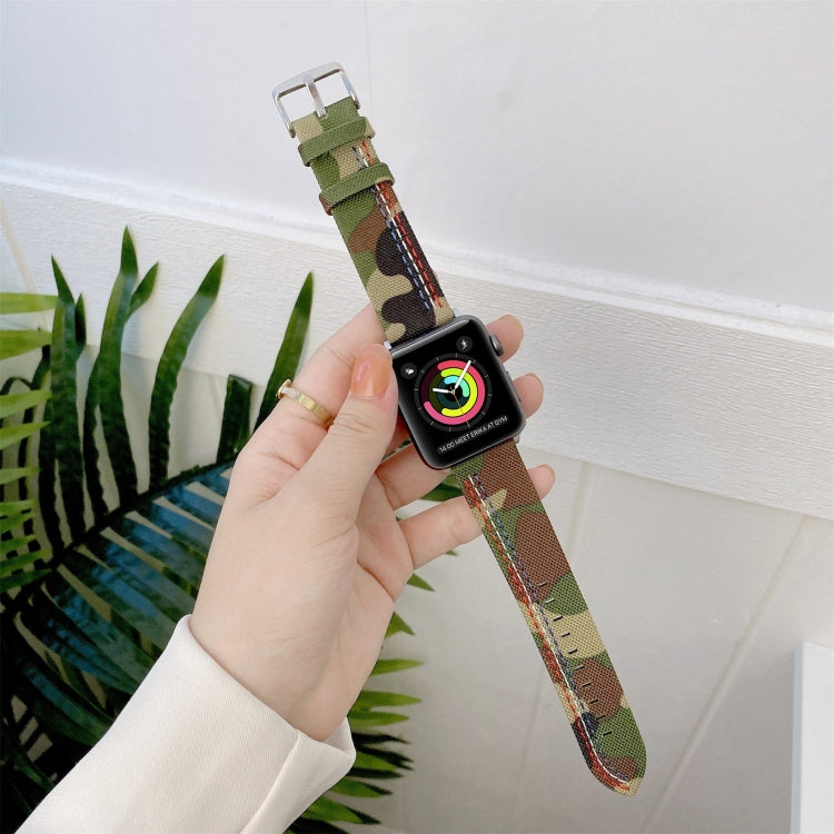 Three Lines Canvas Replacement Strap Watchband