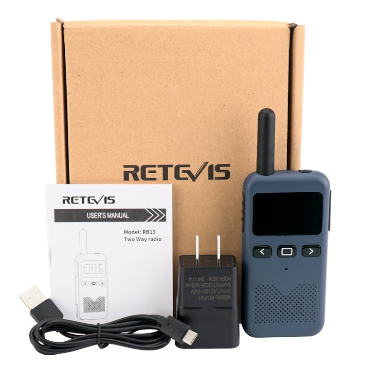 RETEVIS RB19 462.5500-467.7125MHz 22CHS FRS License-free Two Way Radio Handheld Walkie Talkie, US Plug Reluova