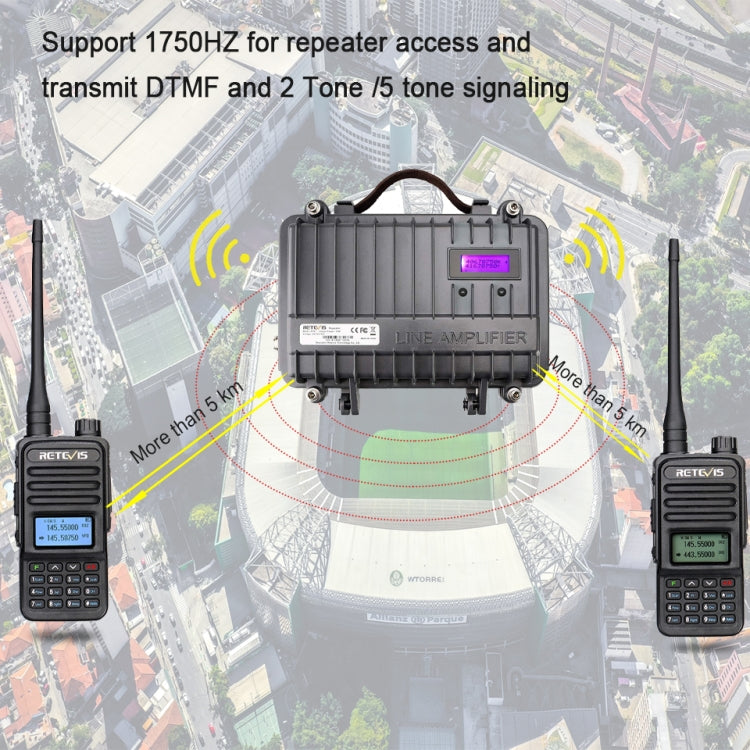 RETEVIS RT85 US Frequency 136.000-174.000MHz+400.000-470.000MHz 200CHS Dual Band Digital Two Way Radio Handheld Walkie Talkie