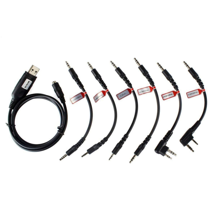 RETEVIS C9002 6 In 1 USB Program Programming Cable Adapter Write Frequency Line Set My Store