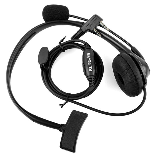 RETEVIS TK 2 Pin PTT Headphone Microphone for H-777 / RT-5R / RT-5RV / RT-B6