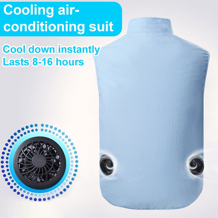 Refrigeration Heatstroke Prevention Outdoor Ice Cool Vest Overalls with Fan