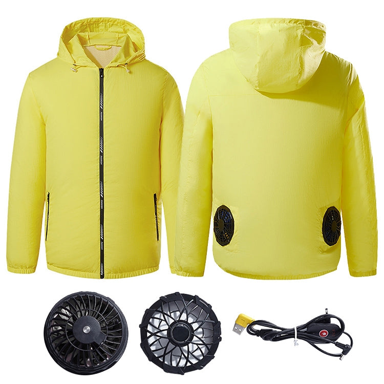 Outdoor Cooling Sun Protection Work Clothes with Fan