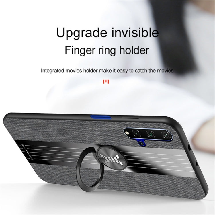 XINLI Stitching Cloth Textue Shockproof TPU Protective Case with Ring Holder, Series 2 My Store