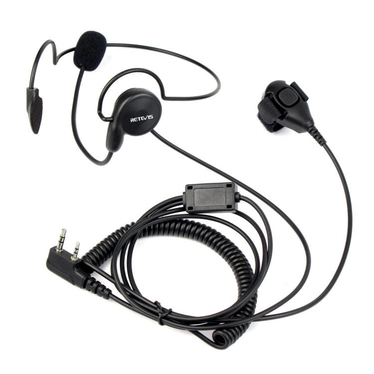 RETEVIS K-C2F 2 Pin PTT Finger Back-hanging Earphone Microphone for H-777/RT-5R/ 888s/UV5R My Store