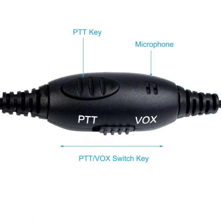 RETEVIS R-114 2 Pin K Head VOX Headset  Earphone Microphone