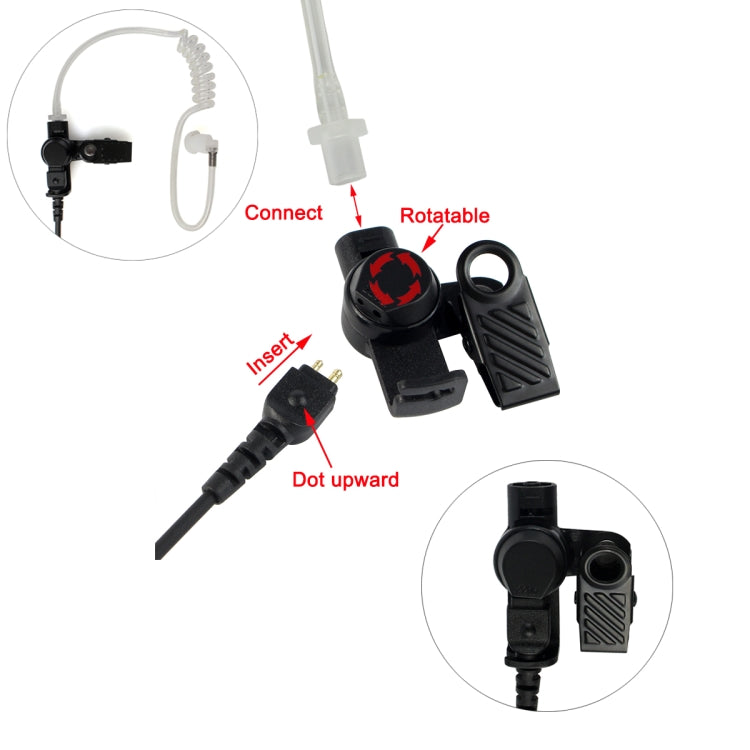 RETEVIS C9049A 3.5mm Audio Plug Only Surveillance Air Tube Earphone My Store