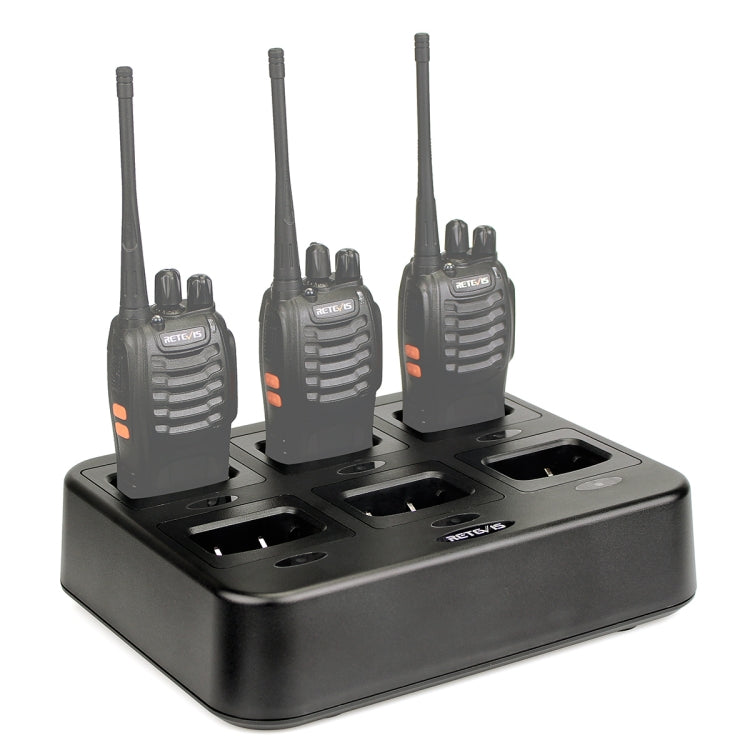 RETEVIS RTC777 Six-Way Walkie Talkie Charger for Retevis H777, Reluova