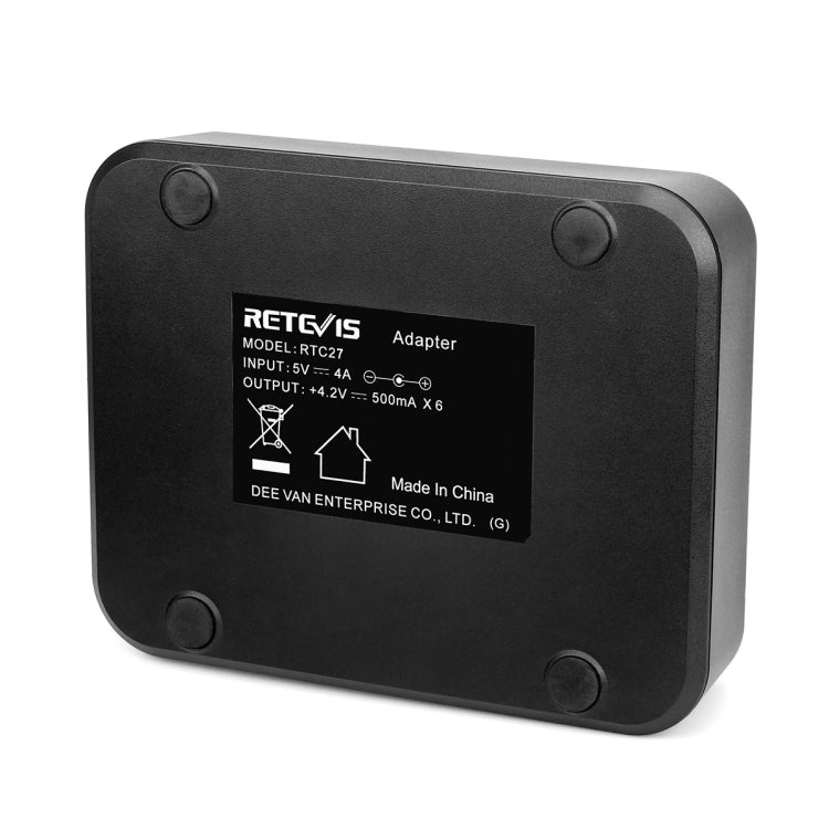 RETEVIS RTC27 Multi-function Six-Way Walkie Talkie Charger for Retevis RT27, Reluova