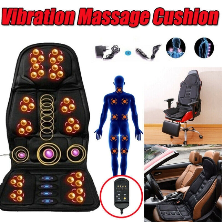 5 Massage Heads 8 Modes Car / Household Multifunctional Whole Body Cervical Massage Seat Cushion-Reluova