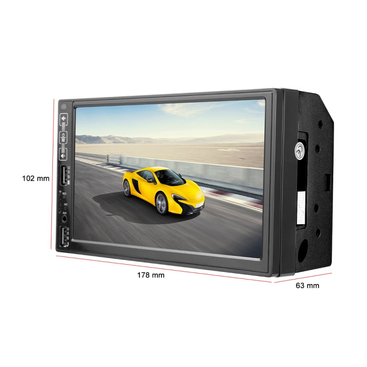 A2821 Car 7 inch Screen HD MP5 Player, Support Bluetooth / FM with Remote Control