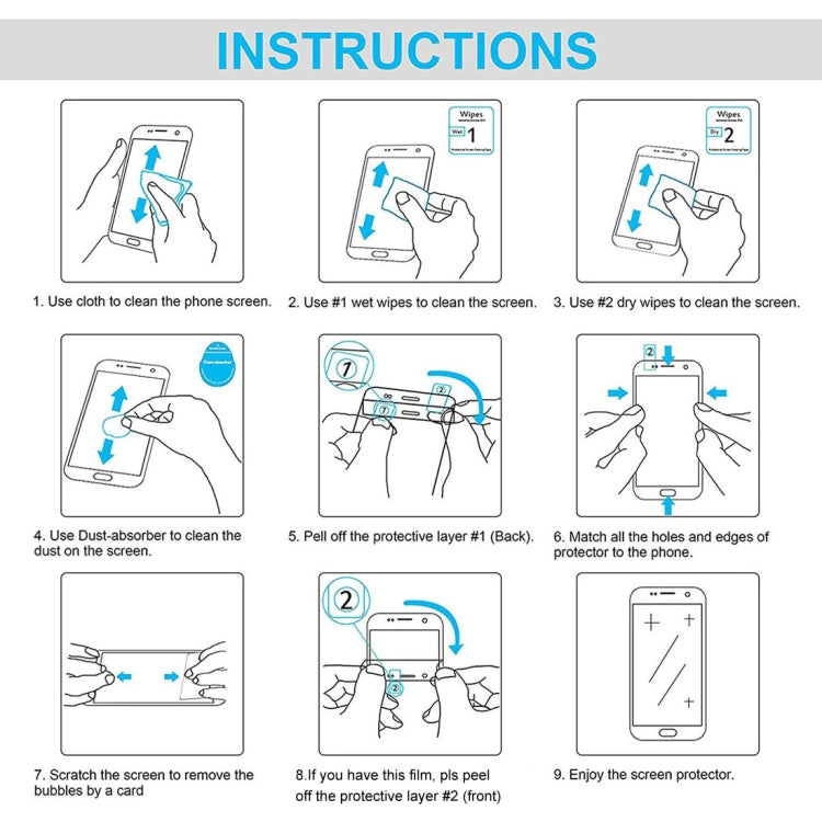 9H Surface Hardness 180 Degree Privacy Anti Glare Screen Protector