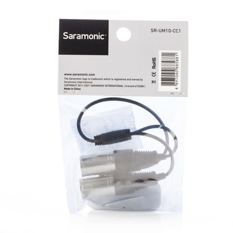 Saramonic SR-UM10-CC1 1/8 inch Male to Dual XLR Male Microphone Audio Output Cable My Store