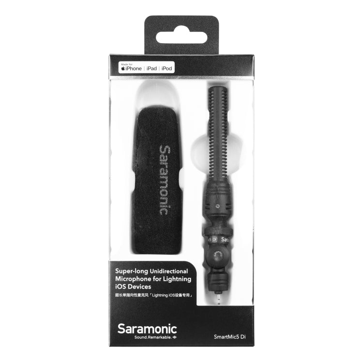 Saramonic SmartMic5 Di Super-long Unidirectional Microphone for 8 Pin Interface Devices My Store