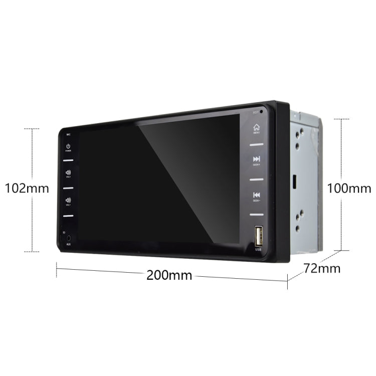 Q3160 7 inch Car Touch Capacitive Screen MP5 Player Support FM / TF / Mirror Link for Toyota Corolla ÎҵÄÉ̵ê