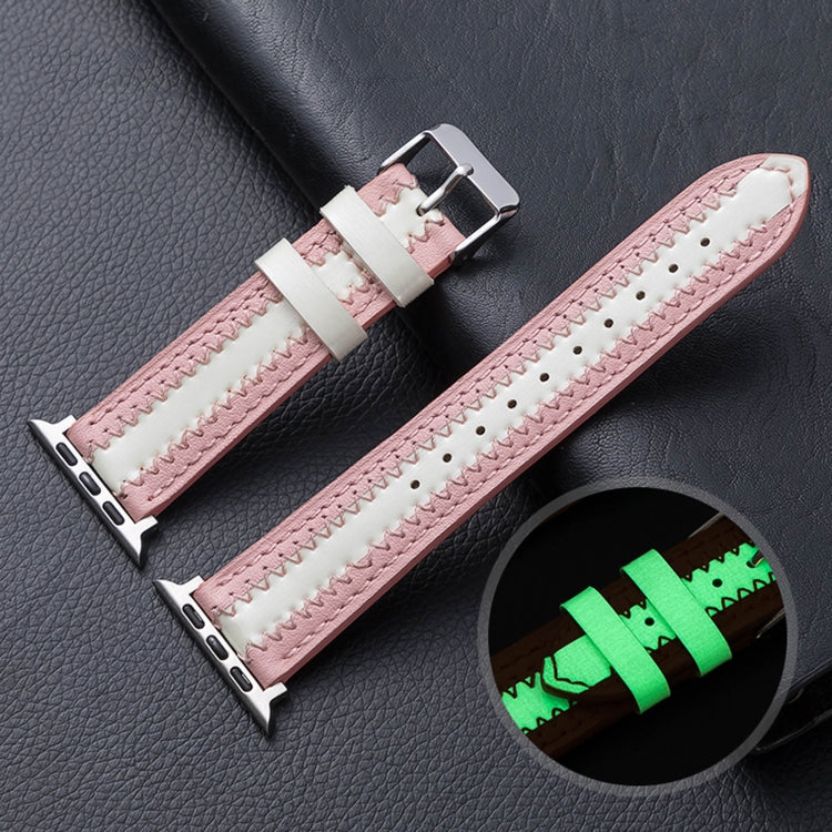 Cowhide Leather Luminous Replacement Strap Watchband