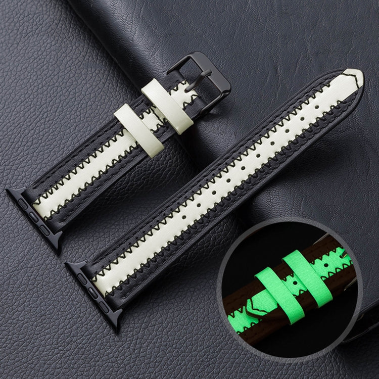 Cowhide Leather Luminous Replacement Strap Watchband