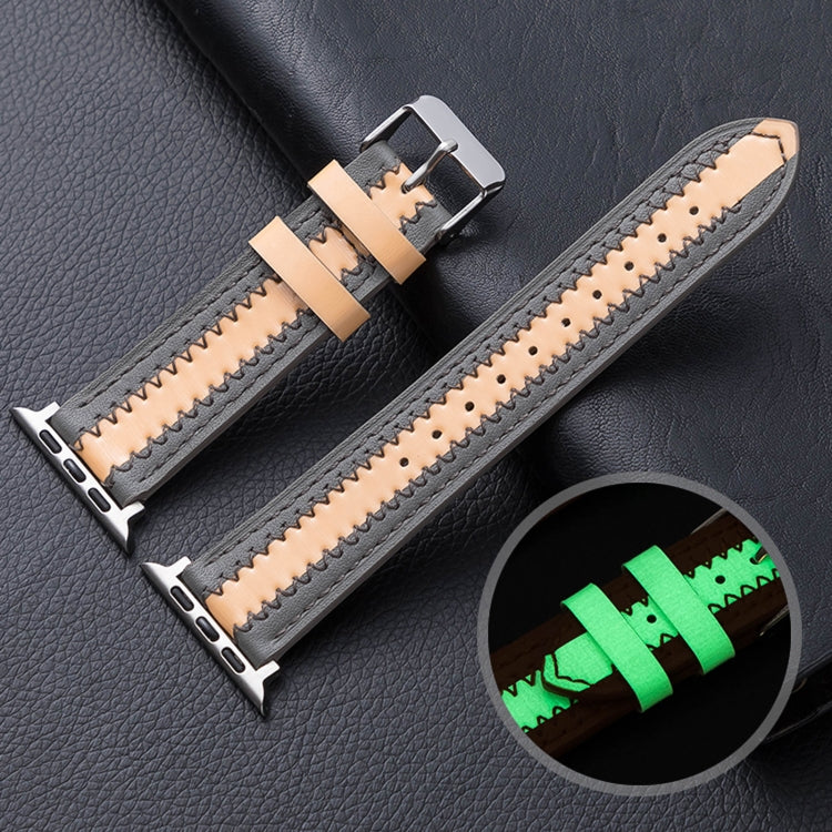 Cowhide Leather Luminous Replacement Strap Watchband