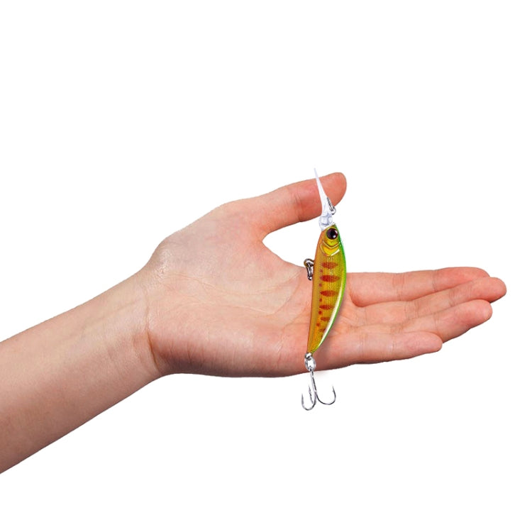 HENGJIA Long Throw Bionic Cocked Mouth Fake Bait Fishing Three-jaw Treble Hooks