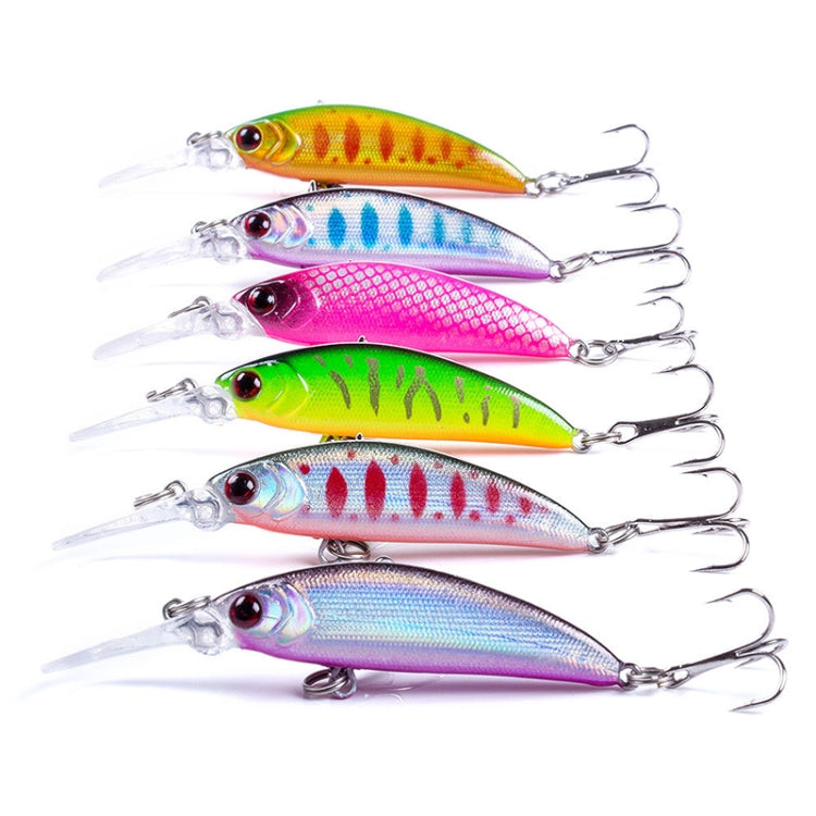 HENGJIA Long Throw Bionic Cocked Mouth Fake Bait Fishing Three-jaw Treble Hooks