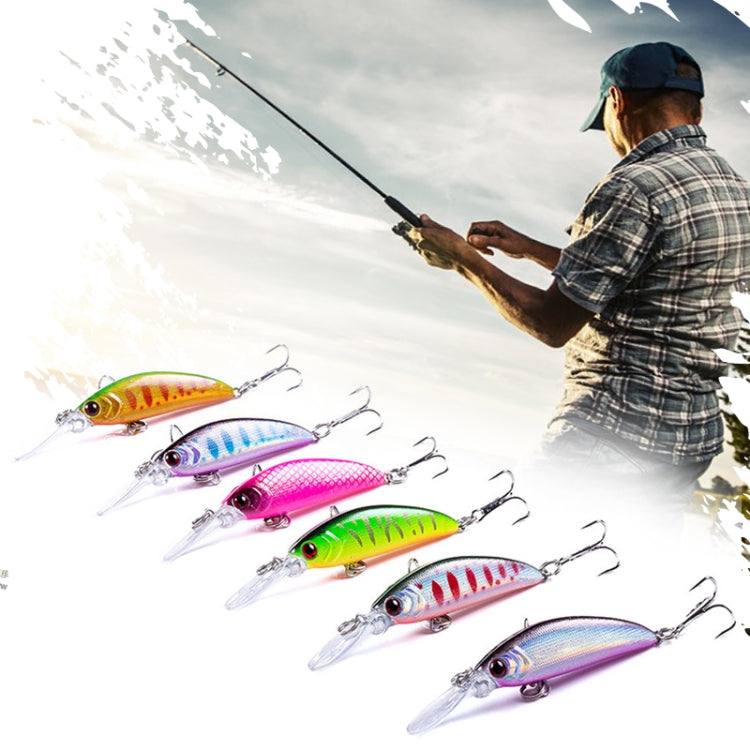 HENGJIA Long Throw Bionic Cocked Mouth Fake Bait Fishing Three-jaw Treble Hooks