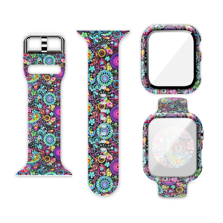 Silicone Printing Integrated Replacement Watch Case Watchband, Series 2